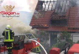 Wohnhaus bei Brand komplett zerstört